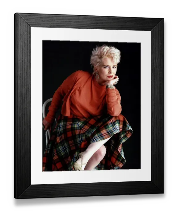 Framed Print : Margi Clarke Actress, 31st January 1989