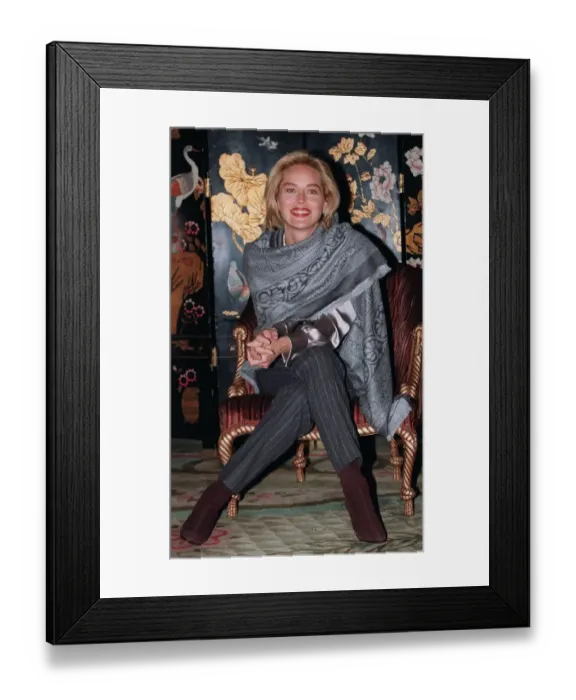Framed Print : Sharon Stone Actress in London for the launch of the her new film Casino Framed Print : Sharon Stone Actress in London for the launch of the her new film Casino