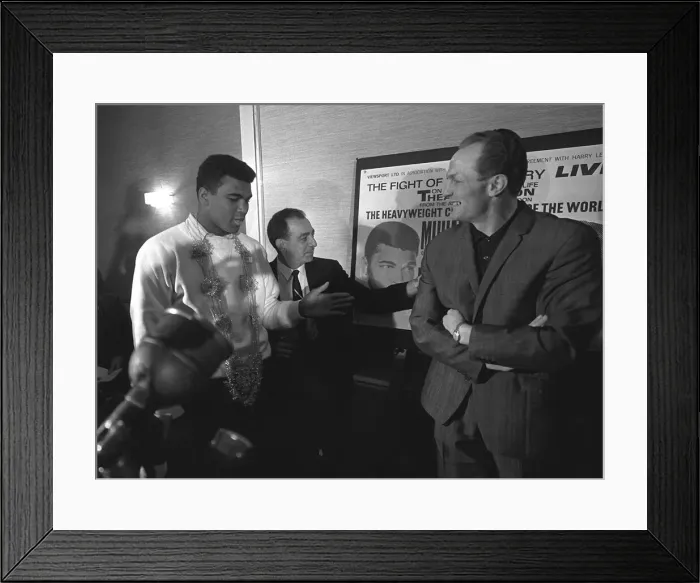 Framed Print : American world champion heavyweight boxer Muhammad Ali