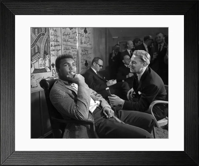 Framed Print : Cassius Clay later to become Muhammad Ali May 1963 In town for the heavyweight Framed Print : Cassius Clay later to become Muhammad Ali May 1963 In town for the heavyweight
