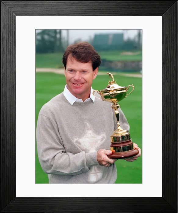 Framed Print : Ryder Cup Europe v USA The Belfry September 1993 Tom Watson the team captain of Framed Print : Ryder Cup Europe v USA The Belfry September 1993 Tom Watson the team captain of