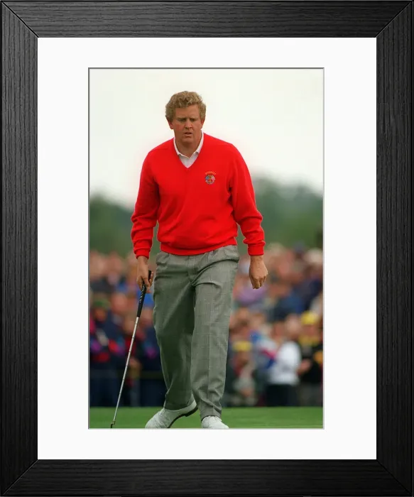 Framed Print : Ryder Cup Europe v USA The Belfry September 1993 Colin Mongomerie looks concerned Framed Print : Ryder Cup Europe v USA The Belfry September 1993 Colin Mongomerie looks concerned