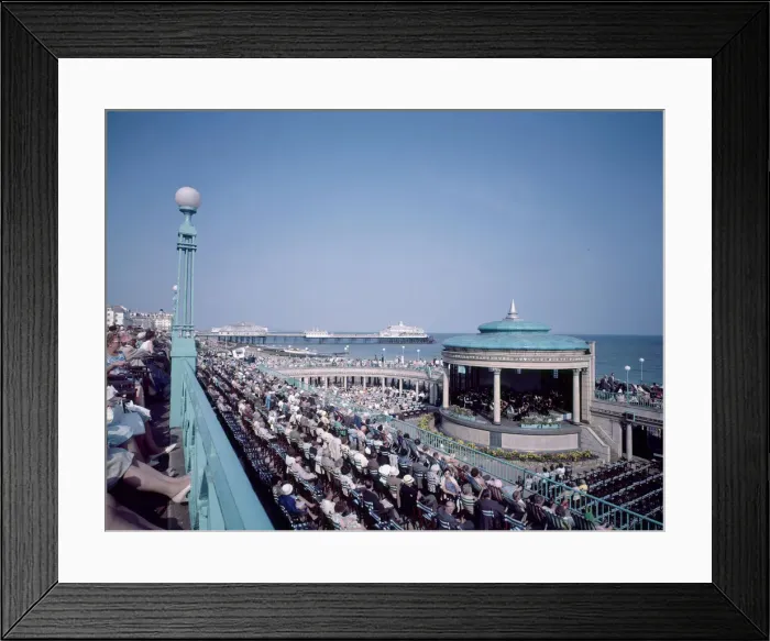 Framed Print : The Bandstand on the seafront at Eastbourne 1st June 1968 Local Caption watscan Framed Print : The Bandstand on the seafront at Eastbourne 1st June 1968 Local Caption watscan