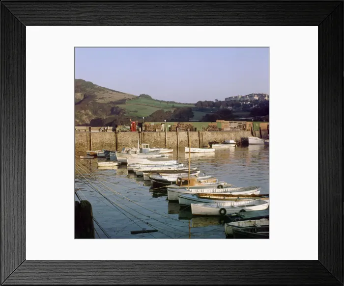 Framed Print : View of the town of Ilfracombe on the North Devon coast