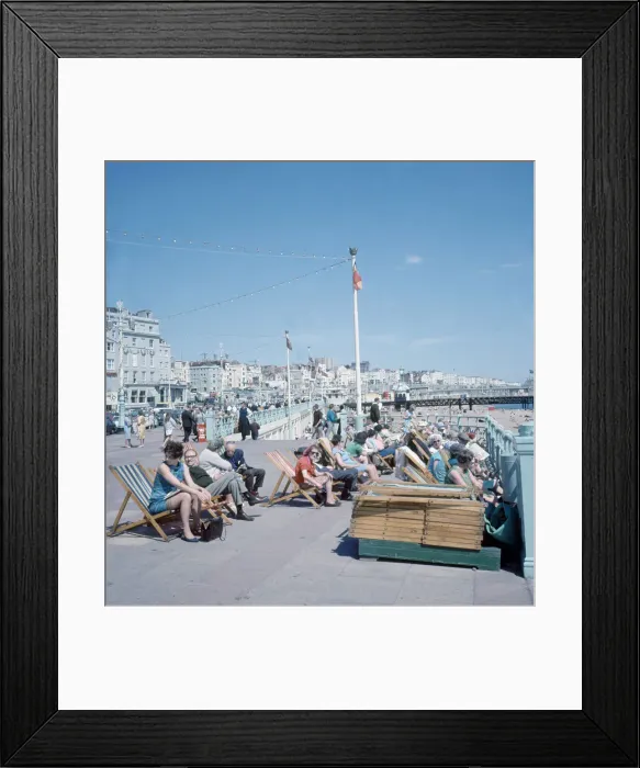 Framed Print : The sea front at Brighton 1st June 1968 Local Caption watscan - 23 / 04 / 2010 Framed Print : The sea front at Brighton 1st June 1968 Local Caption watscan - 23 / 04 / 2010