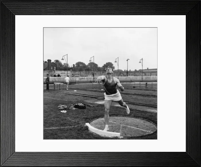 Framed Print : Northern Counties Athletic Association Championships at White City in Manchester Framed Print : Northern Counties Athletic Association Championships at White City in Manchester