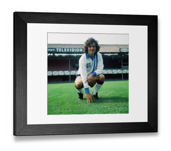Framed Print : Portsmouth player Norman Piper poses on the pitch at Fratton Park. August 1975 Framed Print : Portsmouth player Norman Piper poses on the pitch at Fratton Park. August 1975