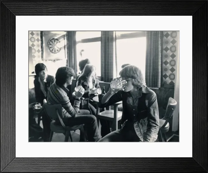 Framed Print : Youth drinking culture