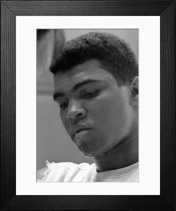 Framed Print : American world champion heavyweight boxer Muhammad Ali, formerly known as Cassius Clay