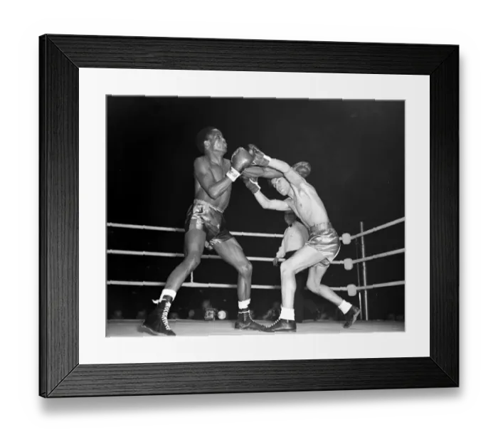 Framed Print : Dai Dower v Jake Tuli
