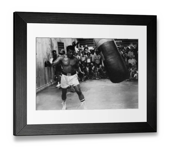 Framed Print : Muhammad Ali Boxer August 1978 (aka Cassius Clay) training for the fight with Leon Framed Print : Muhammad Ali Boxer August 1978 (aka Cassius Clay) training for the fight with Leon