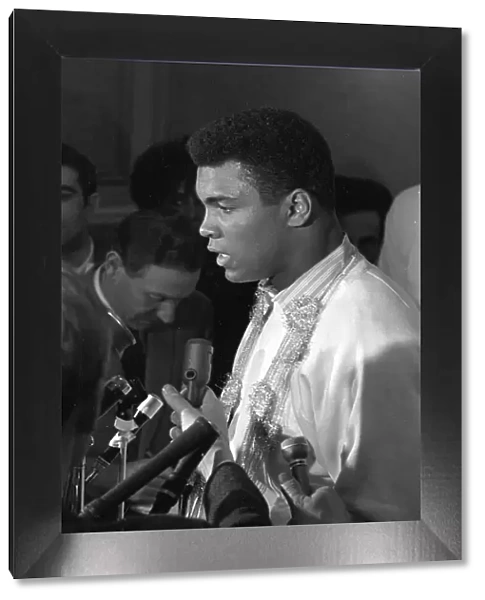 Cassius Clay later to become Muhammad Ali May 1966 Cassius Clay v Henry Cooper at a