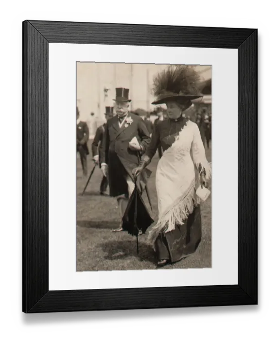 Framed Print : 1910 Clothing Ascot Fashion Hats and Dresses Framed Print : 1910 Clothing Ascot Fashion Hats and Dresses
