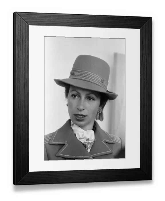 Framed Print : Princess Anne visits Aylesbury, Buckinghamshire. 20th May 1980 Framed Print : Princess Anne visits Aylesbury, Buckinghamshire. 20th May 1980