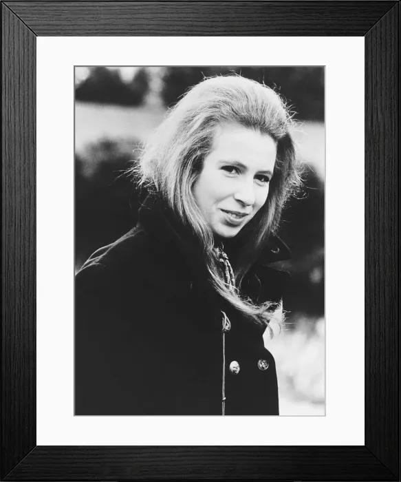 Framed Print : Princess Anne in 1970