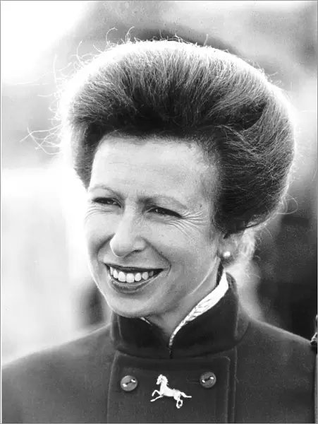 Princess Anne in North Yorkshire visiting the Malton agricultural show