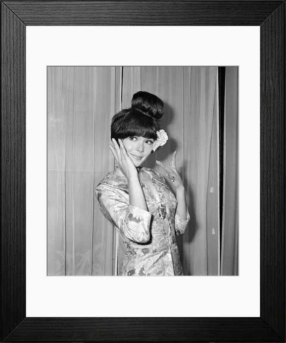 Framed Print : Clothing Fashion June 1965 Jean Rollins wearing 3 / 4 length sleeve shirt top evening Framed Print : Clothing Fashion June 1965 Jean Rollins wearing 3 / 4 length sleeve shirt top evening