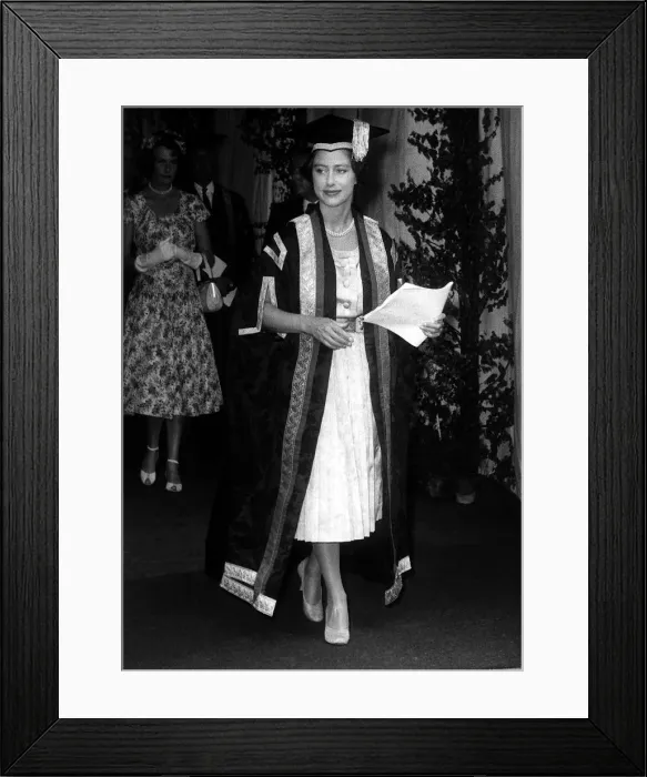 Framed Print : Princess Margaret July 1959 Looking cool in a cap Framed Print : Princess Margaret July 1959 Looking cool in a cap