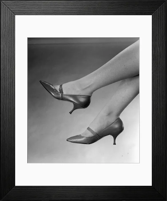 Framed Print : Fashion Shoes January 1962 Framed Print : Fashion Shoes January 1962