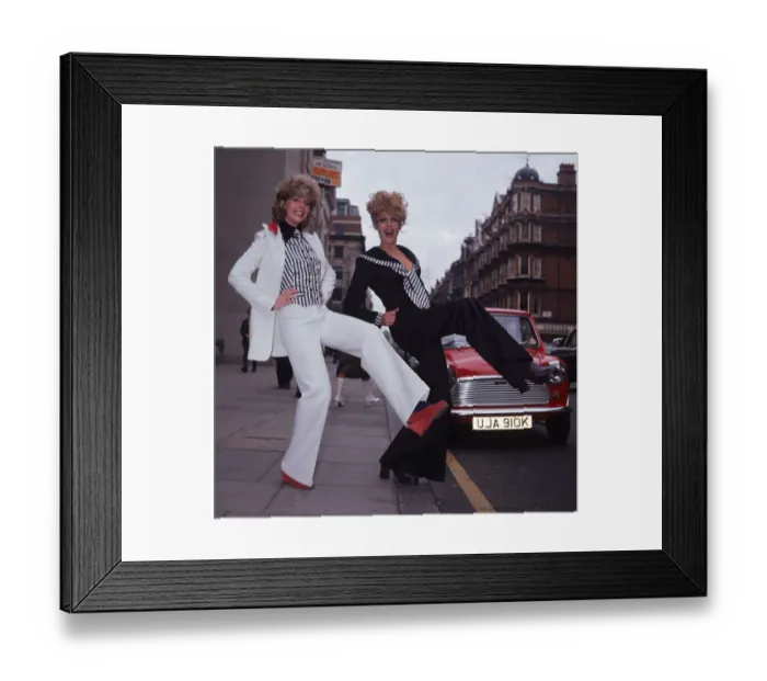 Framed Print : Glasgow clothing fashion 1972 Sailor suit v false feller