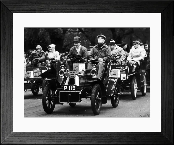 Framed Print : Car Rally London to Brighton Rally