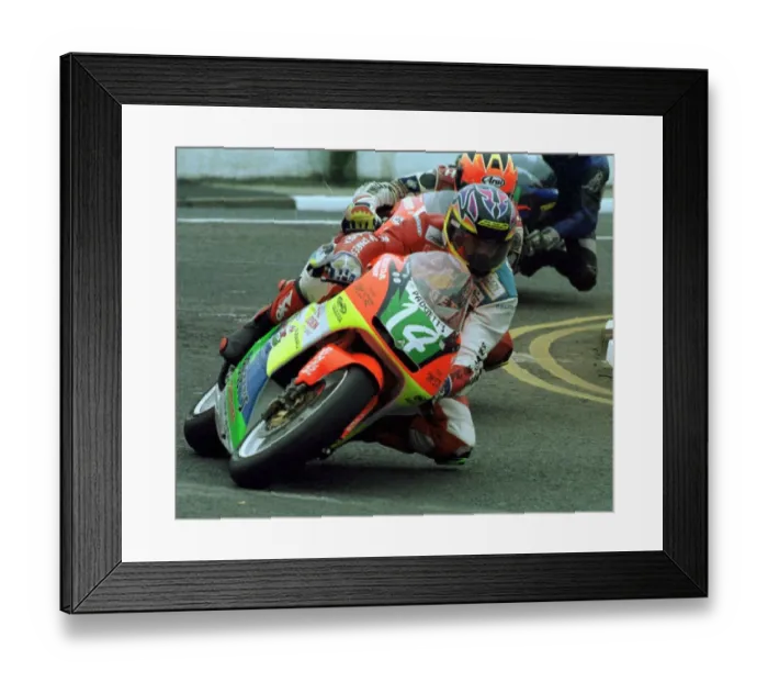 Framed Print : Coca Cola International North West 200 Portrush May 1998 Woolsey Coulter in