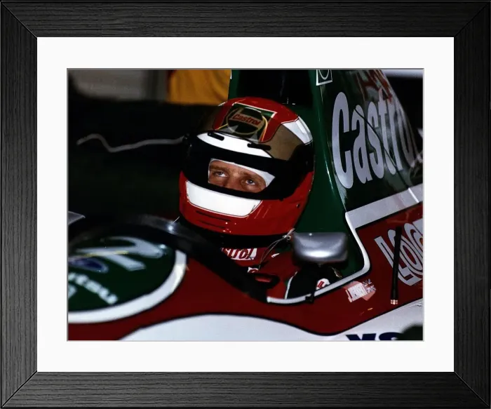 Framed Print : Johnny Herbert Formula One Racing Driver British Grand Prix Framed Print : Johnny Herbert Formula One Racing Driver British Grand Prix