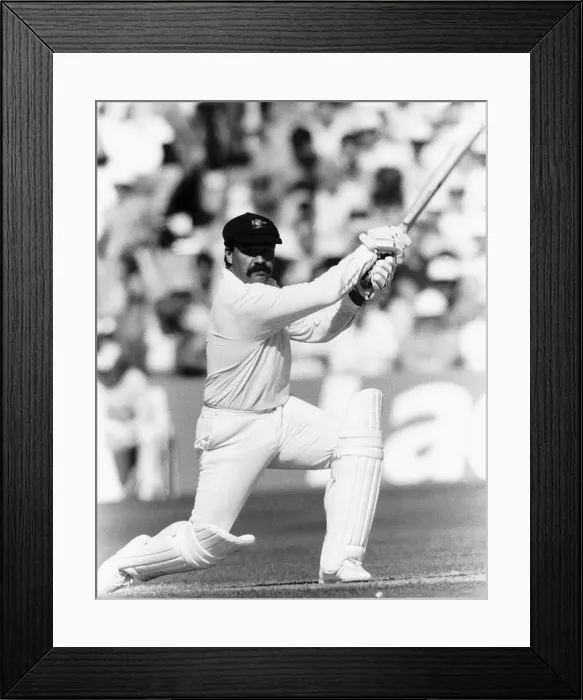 Framed Print : David Boon Cricketer In Action Against England At Lords Framed Print : David Boon Cricketer In Action Against England At Lords