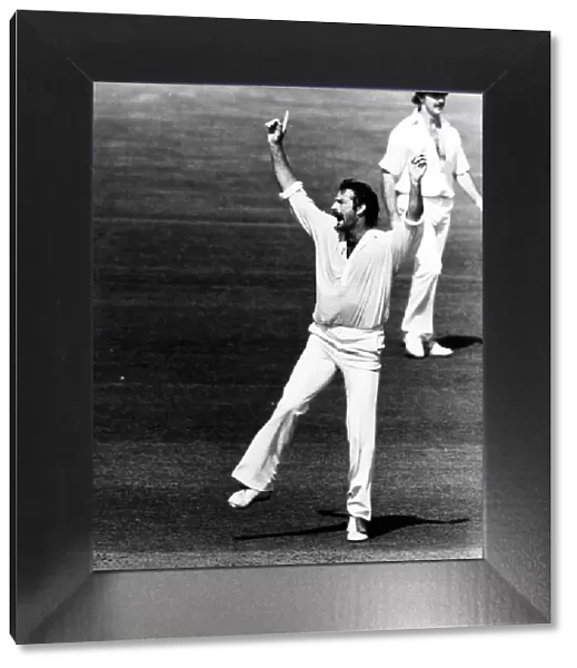 Dennis Lillee September 1980 appeals to Umpire at Lords