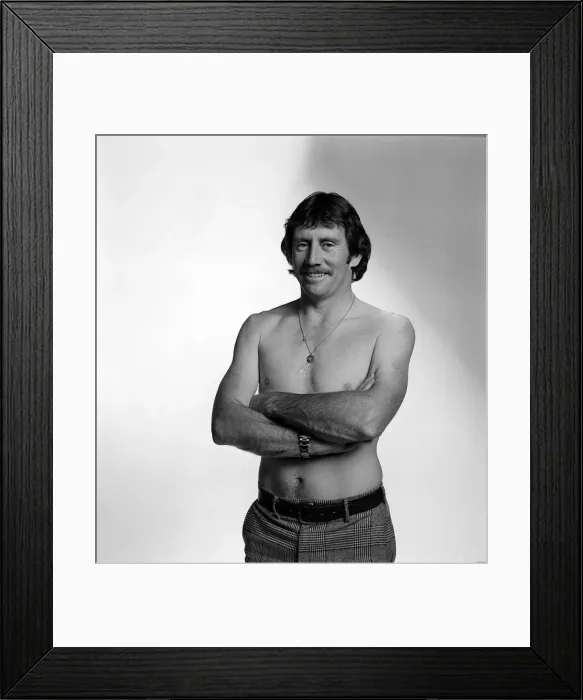 Framed Print : Ian Chappell Australian cricketer June 1975 poses topless *** Local