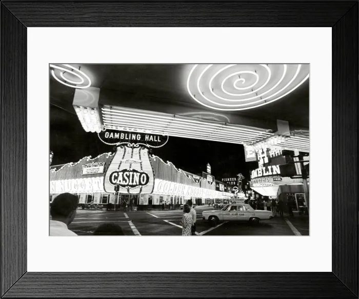 Framed Print : United States of America, Nevada, Las Vegas, October 1968 Framed Print : United States of America, Nevada, Las Vegas, October 1968