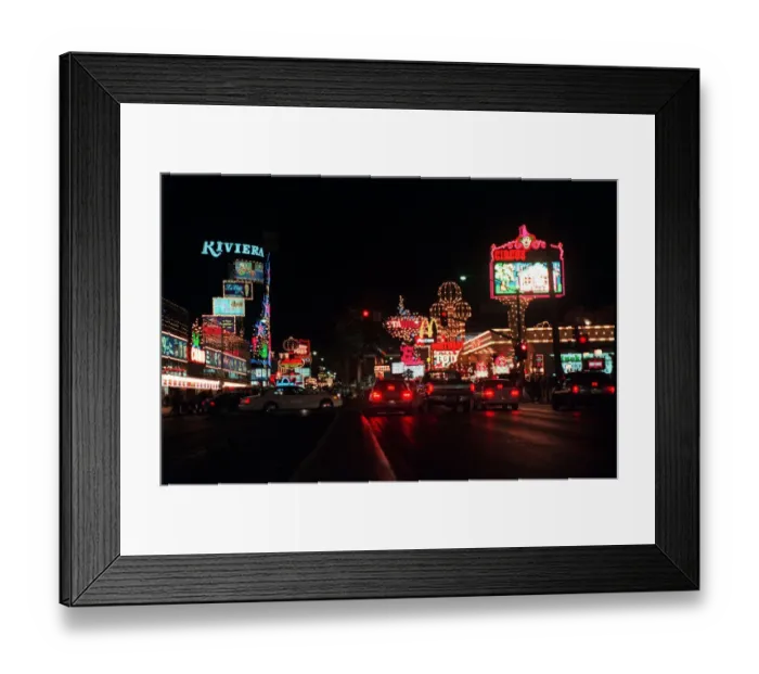 Framed Print : USA - Las Vegas Boulevard at night Framed Print : USA - Las Vegas Boulevard at night