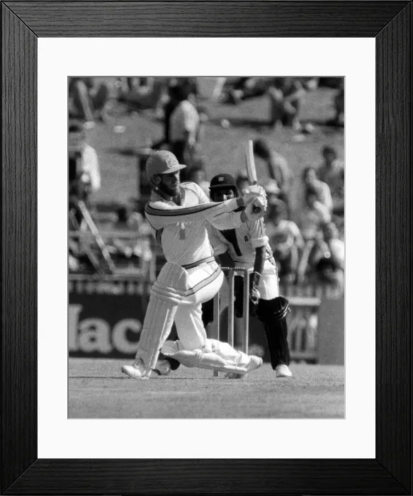 Framed Print : Greg Chappell batting during the one day international match against West Indies in Framed Print : Greg Chappell batting during the one day international match against West Indies in