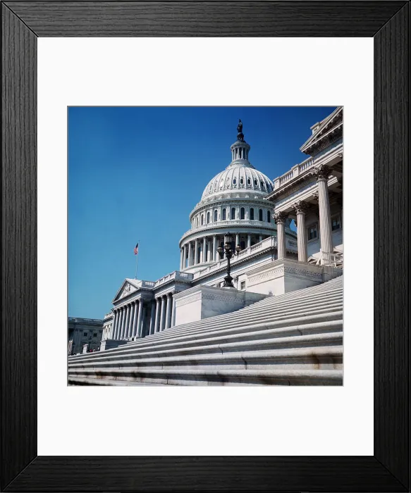 Framed Print : The Capitol House, Washington DC, USA, 1970 Framed Print : The Capitol House, Washington DC, USA, 1970