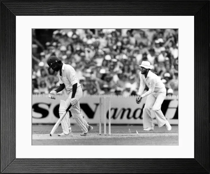 Framed Print : Cricket Australia v West Indies December 1979 to 1st January 1980 Framed Print : Cricket Australia v West Indies December 1979 to 1st January 1980