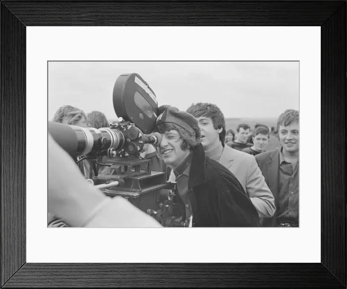 Framed Print : Beatle left out in the cold 3rd May 1965. Stranded on a desolate Knighton