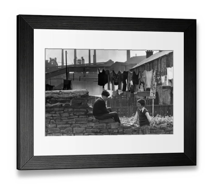 Framed Print : The future is all theirs. Stephen Powell of Smith Street, Splott