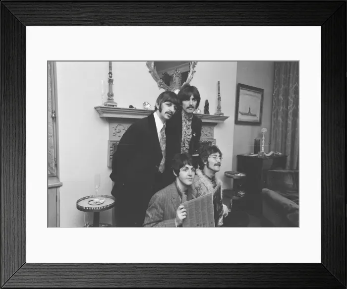 Framed Print : Press launch of Sgt. Peppers Lonely Hearts Club Band Framed Print : Press launch of Sgt. Peppers Lonely Hearts Club Band