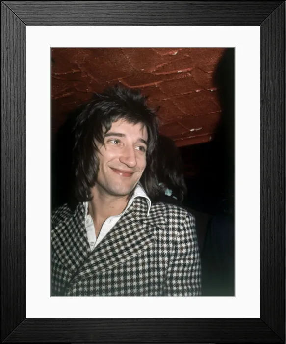 Framed Print : Rod Stewart of The Faces Pop Group at Disc music poll awards Framed Print : Rod Stewart of The Faces Pop Group at Disc music poll awards