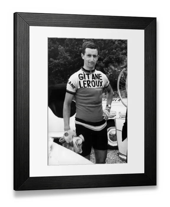 Framed Print : British cyclist Tommy Simpson who finished sixth in the Tour De France