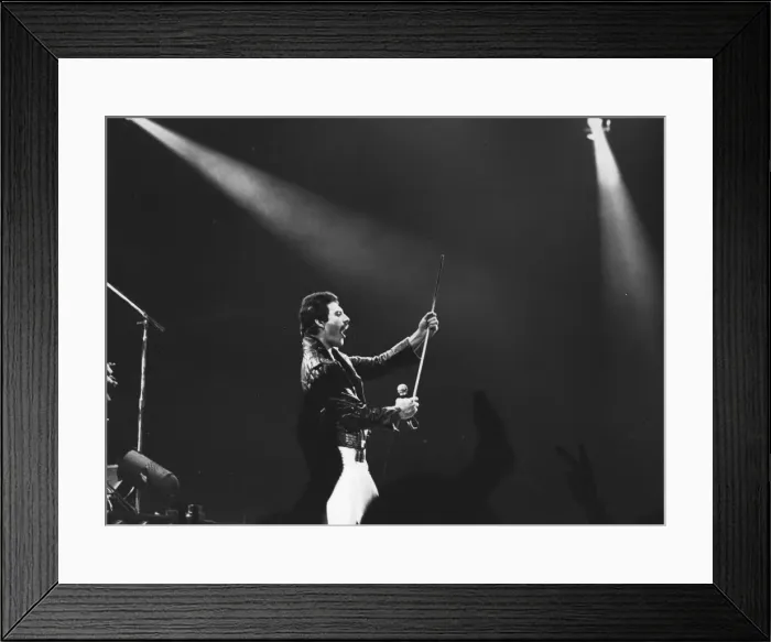 Framed Print : Rock group Queen in concert 2nd December 1980. Freddie Mercury Framed Print : Rock group Queen in concert 2nd December 1980. Freddie Mercury
