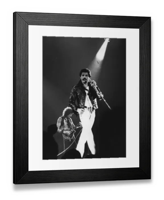 Framed Print : Rock group Queen in concert 2nd December 1980. Freddie Mercury Framed Print : Rock group Queen in concert 2nd December 1980. Freddie Mercury