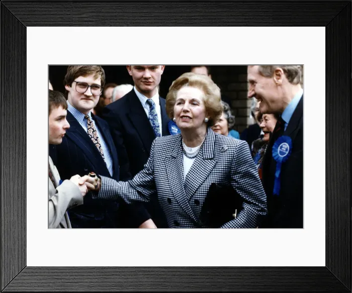 Framed Print : Prime Minister Margaret Thatcher in Edinburgh Scotland 24th March 1992 Framed Print : Prime Minister Margaret Thatcher in Edinburgh Scotland 24th March 1992