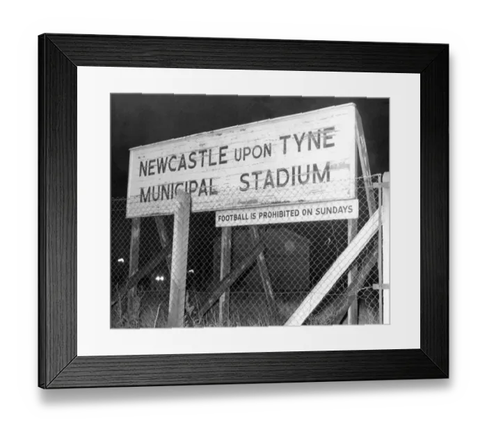 Framed Print : The Newcastle Municipal Sports Stadium in 26th November 1964 Framed Print : The Newcastle Municipal Sports Stadium in 26th November 1964