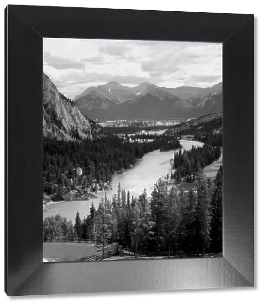 Bow Valley-Bauff-Alberta in the Rocky Mountains Vancouver, Canada, 1951