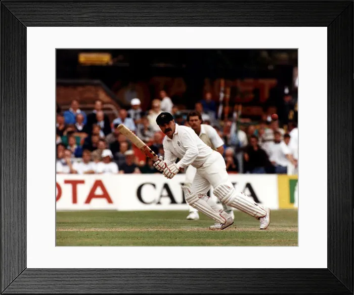 Framed Print : David Boon Cricketer for Australia Batsman actionimagescricket0105 Framed Print : David Boon Cricketer for Australia Batsman actionimagescricket0105