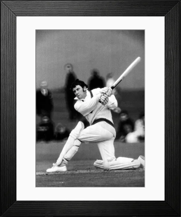 Framed Print : Ian Chappell - Australian Cricketer - 1972 in action at Arundel