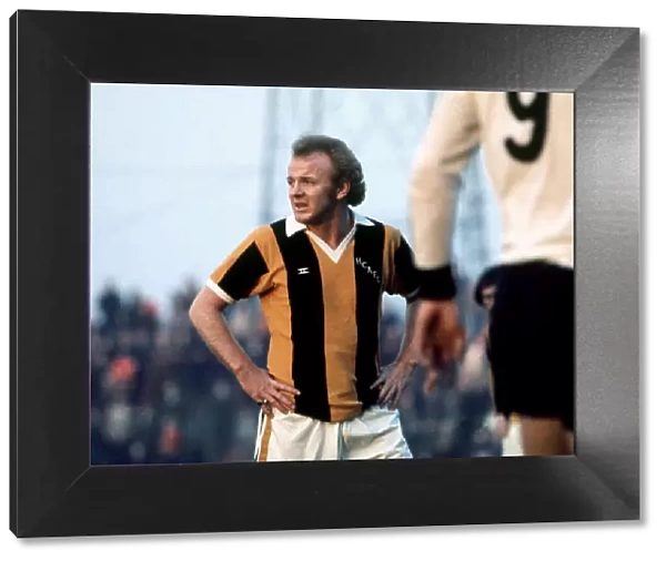 Hull City 3 v Plymouth Argyle 1. Billy Bremner in action. 20th November 1976