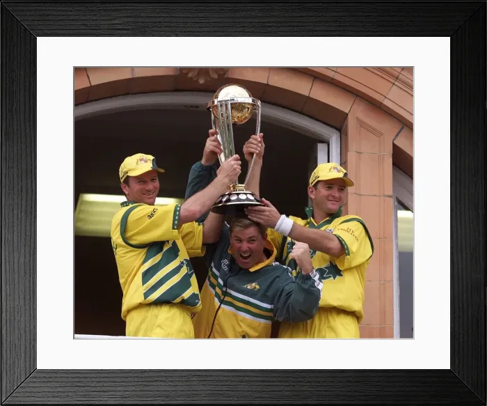 Framed Print : AUSTRALIA V PAKISTAN 20 / 06 / 99 CRICKET WORLD CUP AT FINAL LORDS MARK Framed Print : AUSTRALIA V PAKISTAN 20 / 06 / 99 CRICKET WORLD CUP AT FINAL LORDS MARK