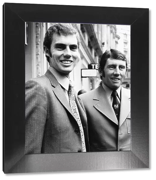 Ian Chappell Captain of the Australian Cricket Team with brother Greg member of
